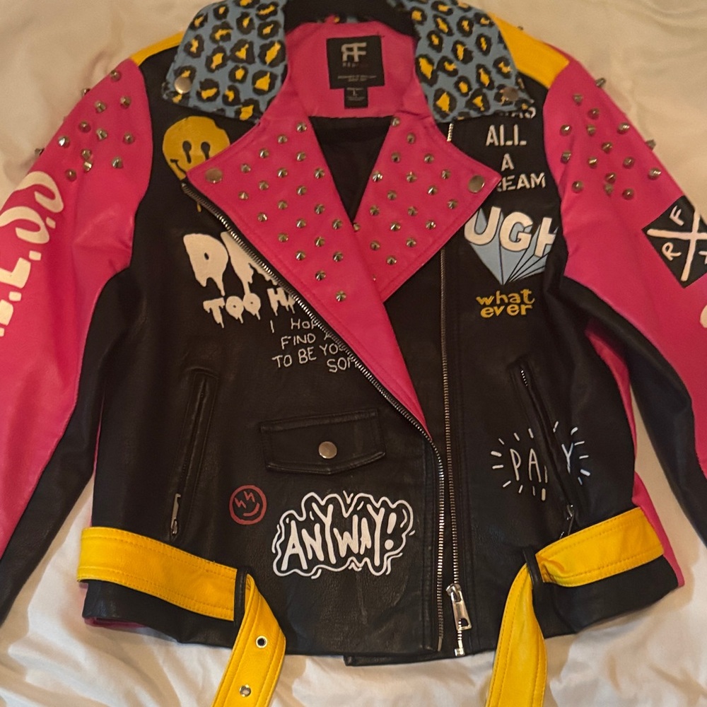 Colorful Biker Jacket